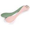 Light My Fire Cucchiaio medio multifunzione Spork 2 pezzi, verde/crema,