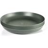Light My Fire RamenPlate set di piatti di plastica bio 4pcs, verde,