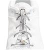 Lock Laces lacci per scarpe, bianco,