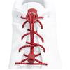 Lock Laces lacci per scarpe, rosso,