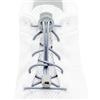 Lock Laces Lacci per scarpe, grigio tinta unita,