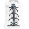 Lock Laces Lacci per scarpe, grigio tempesta riflettente,