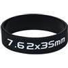 Leguon Torque nastro elastico per identificazione del caricatore 7.62 mm, nero-bianco,