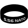 Leguon Volt nastro elastico per identificazione del caricatore 5.56 mm, nero-bianco,