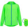 Mac in a Sac Origin 2 giacca impermeabile , verde neon,