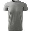Malfini Basic maglietta da uomo, grigio scuro,
