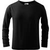 Malfini Fit-T LS maglietta a maniche lunghe per bambini, nero,