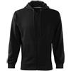 Malfini Trendy Felpa con zip 300g/m2, nera,