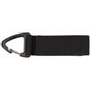 MFH Moschettone Molle con chiusura di sicurezza, nero,