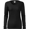 Malfini Slim maglietta a maniche lunghe, nero,