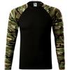 Malfini Camouflage maglia a maniche lunghe 160g/m2, marrone,