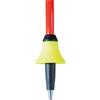 Leki Flex Tip punte con piattello DH/GS 85 mm, nero-giallo neon,