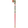 Leki WCR SL 3D bastoncini da sci, rosso brillante-nero-giallo neon,