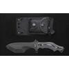 MFH Operazione Scorpion coltello, nero, manico in Micarta, con fodero,