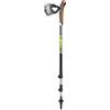 Leki Traveller Alu bastoncini da nordic walking 90 - 130 cm, nero-argento-grigio-giallo neon,