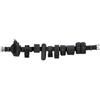 MFH Cintura in nylon sicurezza, nera, 12 pezzi, inserto in PP,