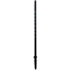 Leki Vario segmento inferiore del bastone, alluminio anodizzato nero,