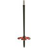 Leki Winter Trail Running Kit segmento inferiore dei bastoncini con punta e rotella da neve 130+135cm, nero-rosso,