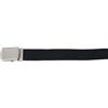 MFH cintura classica cromata 3.2cm, nera,