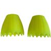 Leki Rondelle per bastoncini da sci DH/SG 32mm, giallo neon,