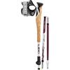 Leki Cross Trail FX Superlite Compact bastoncini da trekking 100 - 120 cm, bianco-rosa-nero,
