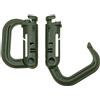 MFH Moschettone in plastica MOLLE, verde OD, 2 pz.,