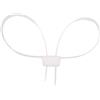 MFH manette di plastica monouso 700x12mm, bianco,