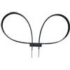 MFH manette di plastica monouso 800x12,7mm, nero,
