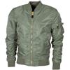 MFH American MA1 giacca di volo, verde OD,