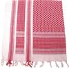 MFH PLO cotone arafatta, rosso e bianco 115 x 110 cm,