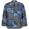 MFH Giacca da campo americana bdu rip stop, mimetica blu cioccolato,