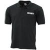 MFH Polo Security a maniche corte, nera,