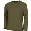 MFH Maglietta americana a maniche lunghe, verde OD, 170 g/m²,