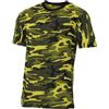 MFH Maglietta streetstyle americana a maniche corte, giallo-camoscio,