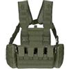 MFH Professional Tactical Vest Chest Rig Mission, verde OD,