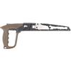 MFH Sega a mano, 2 lame, custodia con clip per cintura,