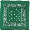 MFH Sciarpa, verde od-nero, circa 55 x 55 cm, cotone,