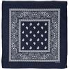MFH Sciarpa, blu scuro-bianco, circa 55 x 55 cm, cotone,