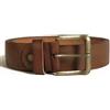Mil-Tec cintura in pelle 4cm, marrone,