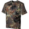 MFH maglietta mimetica german flecktarn, 160g/m2,