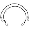 MFH Expander expander, 75 cm, con ganci, 6 mm, nero, 2 confezioni,
