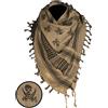 Mil-Tec Cranio arafat Coyote - nero, 110 x 110cm,