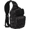 Mil-Tec Tactical zaino monospalla, nero 10L,
