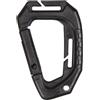 Mil-Tec tattica Molle moschettone in plastica nero 2 pezzi,