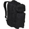 Mil-Tec zaino us Assault small laser cut, nero, 20l,