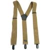 Mil-Tec bretelle per pantaloni clip, Coyote,