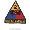 Mil-Tec Uccello tessile '2ND.ARM.DIV.' su ruote,