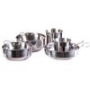 Mil-Tec Kitchen in acciaio inox 5 pezzi.,