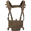 Mil-Tec Gilet tattico leggero chest rig con pannello laser, dark Coyote,