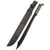 Mil-Tec Wood machete, nero con fodero, 54cm,